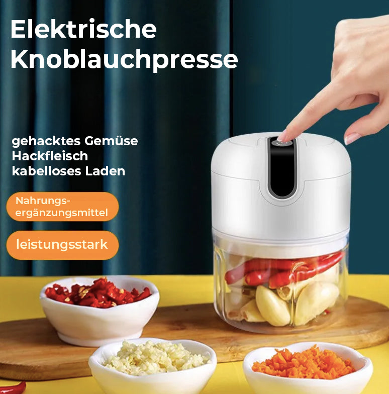 Elektrische Knochblauchpresse